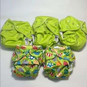 FuzziBunz first year cloth diapers